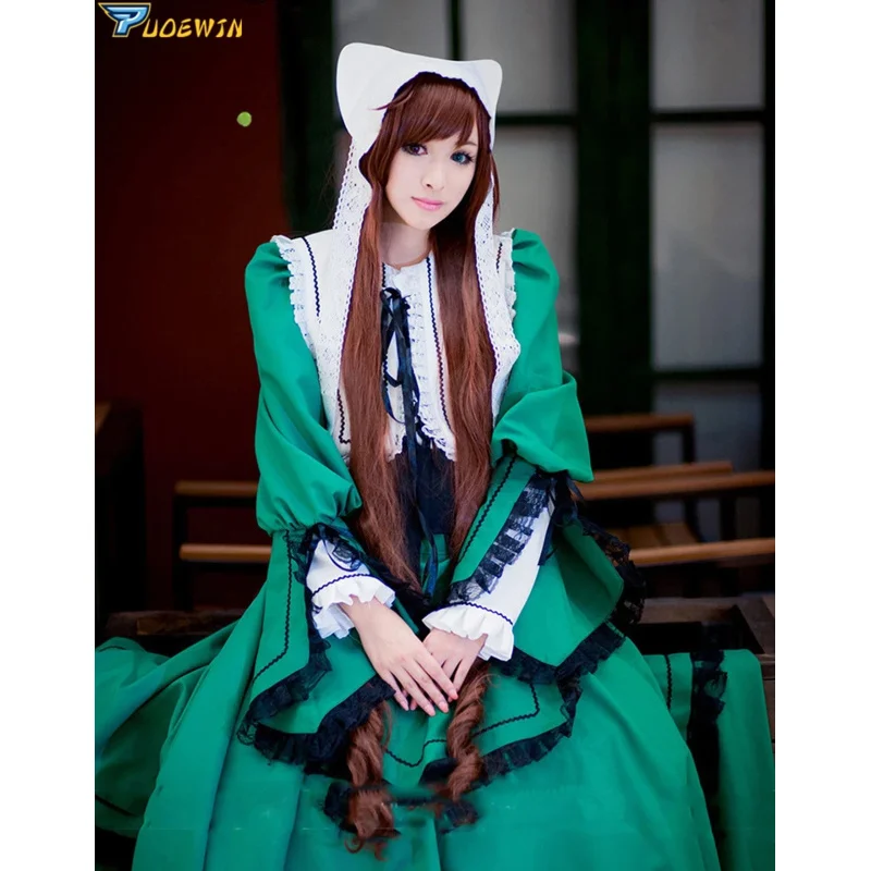 y Maiden SuiSeiSeki przebranie na karnawał zielona sukienka Halloween Jade Stern Sui seki