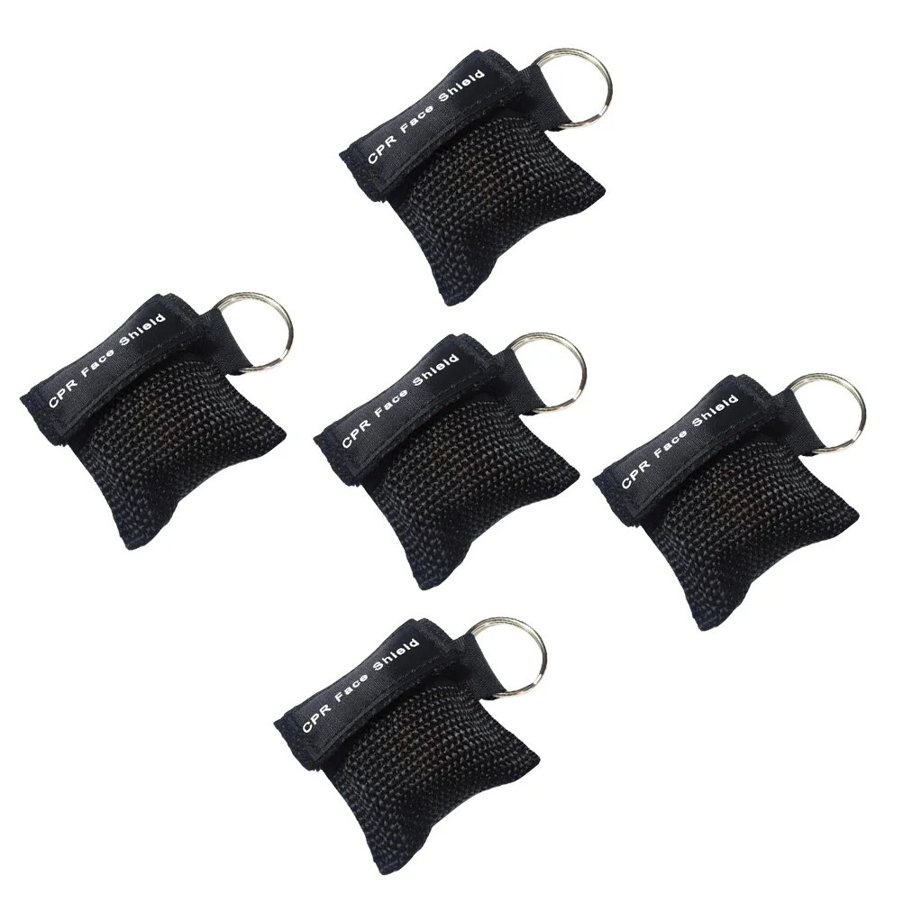 

Cpr Keychain Kit Face Emergency Pocket One Wayring Choking Manikins Aid First Device Pouchwith Keyring Belt Kits Tenquanand Bag