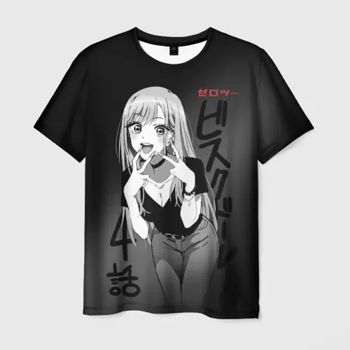 Фото Popular Marin Kitagawa Tshirt 3D Printed Casual Men/Women's Short-sleeve Kids Kawaii Anime T-Shirt Harajuku Unisex Clothes №1