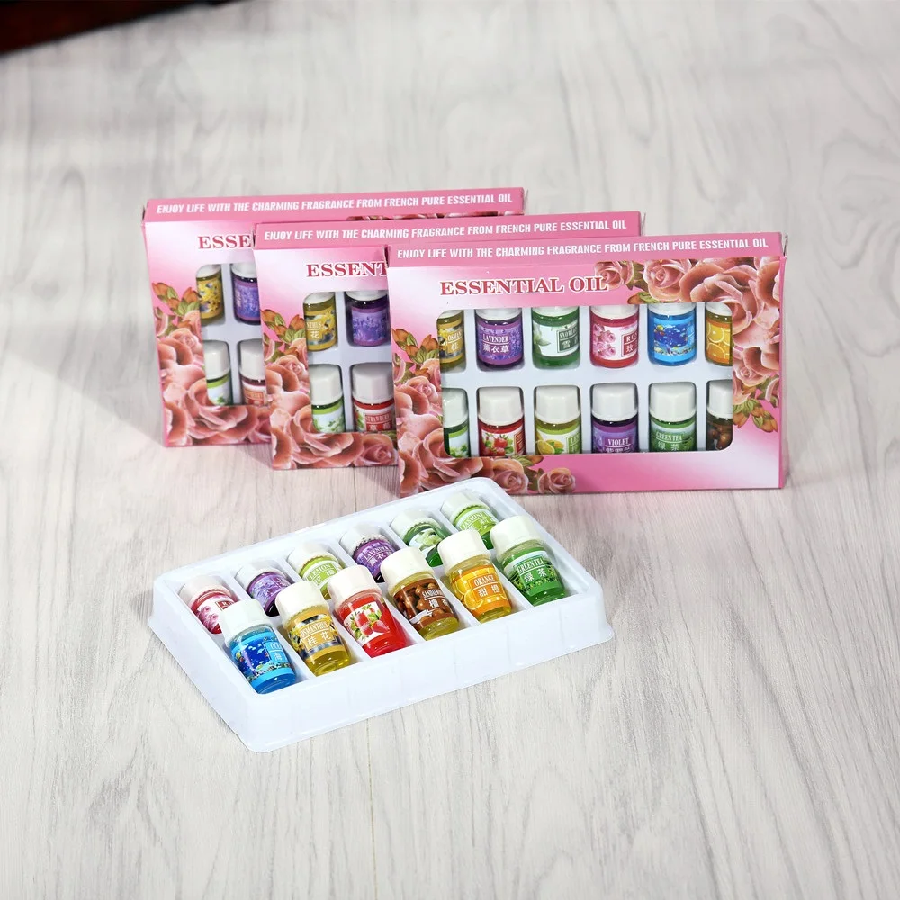 

12 бутылок/набор, ароматические ароматы для ароматерапии