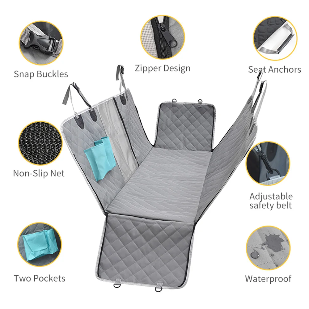 Чехол для заднего сиденья автомобиля водонепроницаемый собак | Дом и сад