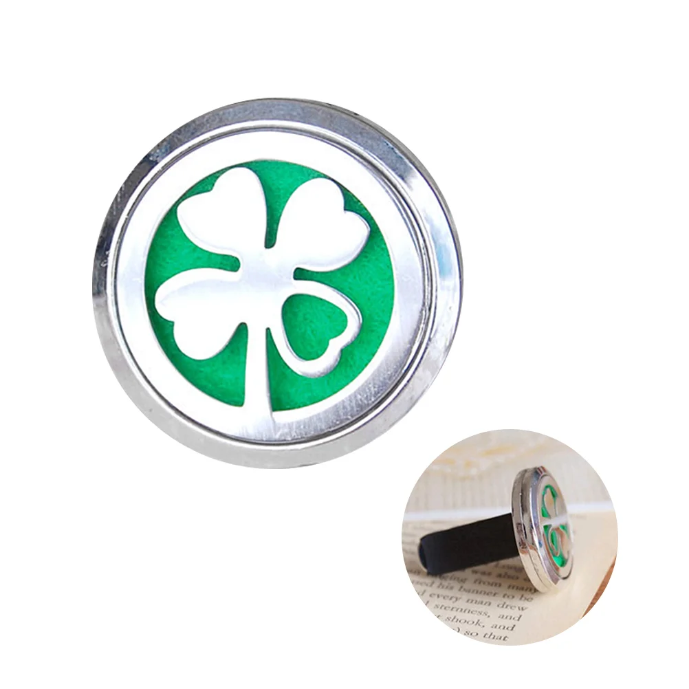 

1 Pc Clip Perfume Round Creative Portable Automotive Aromatherapy Solid Perfume Diffuser for Car