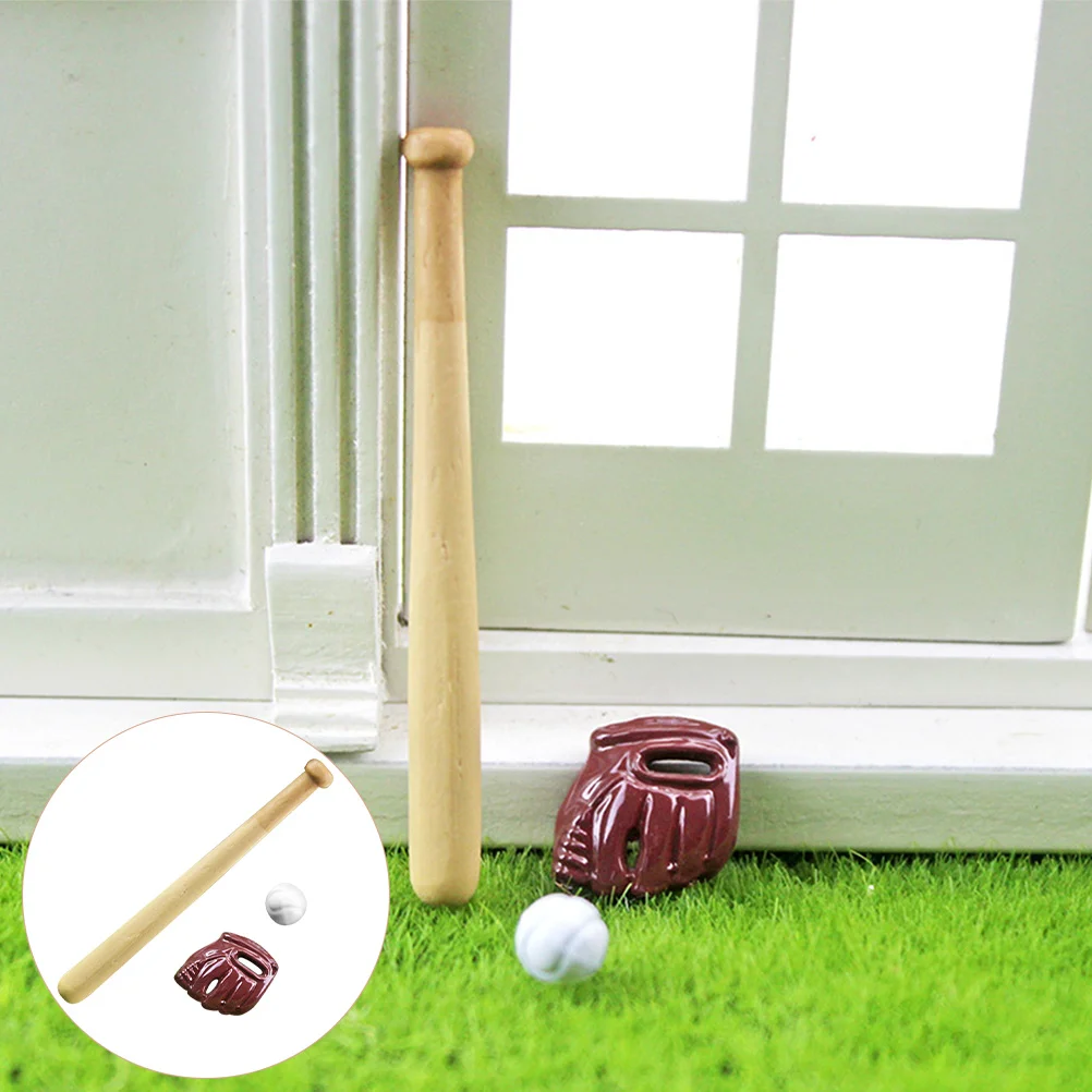 

Simulation Baseball Miniature Sports Balls Kid Toy House Supply Kids Toys Kids Suit Case Playset Ornaments Suit Decor Pretend