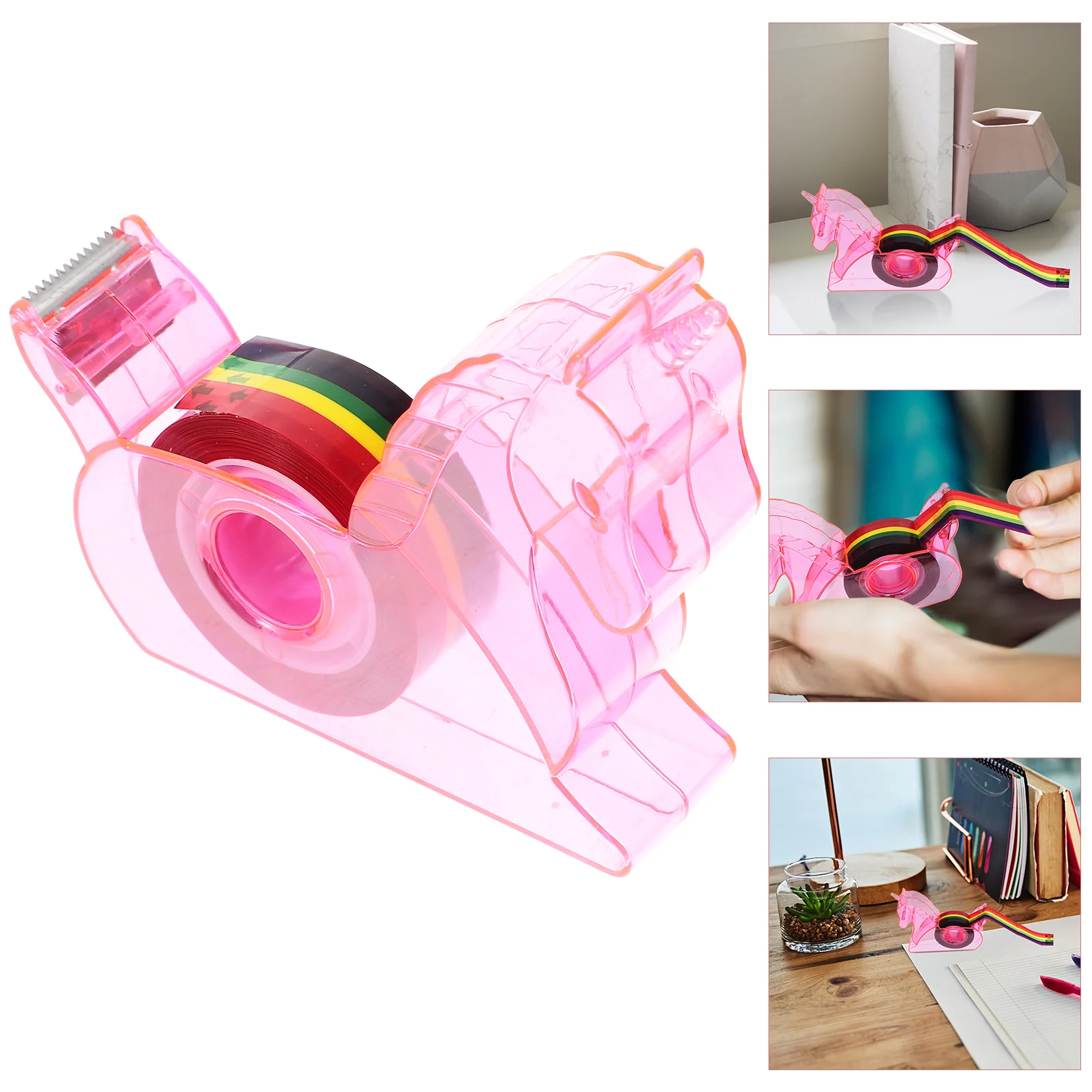

Tape Kids Goodie Bag Stuffers Lovely Dispenser Sticker Professional Holder Adhesive Large Desk Plastic Household Student