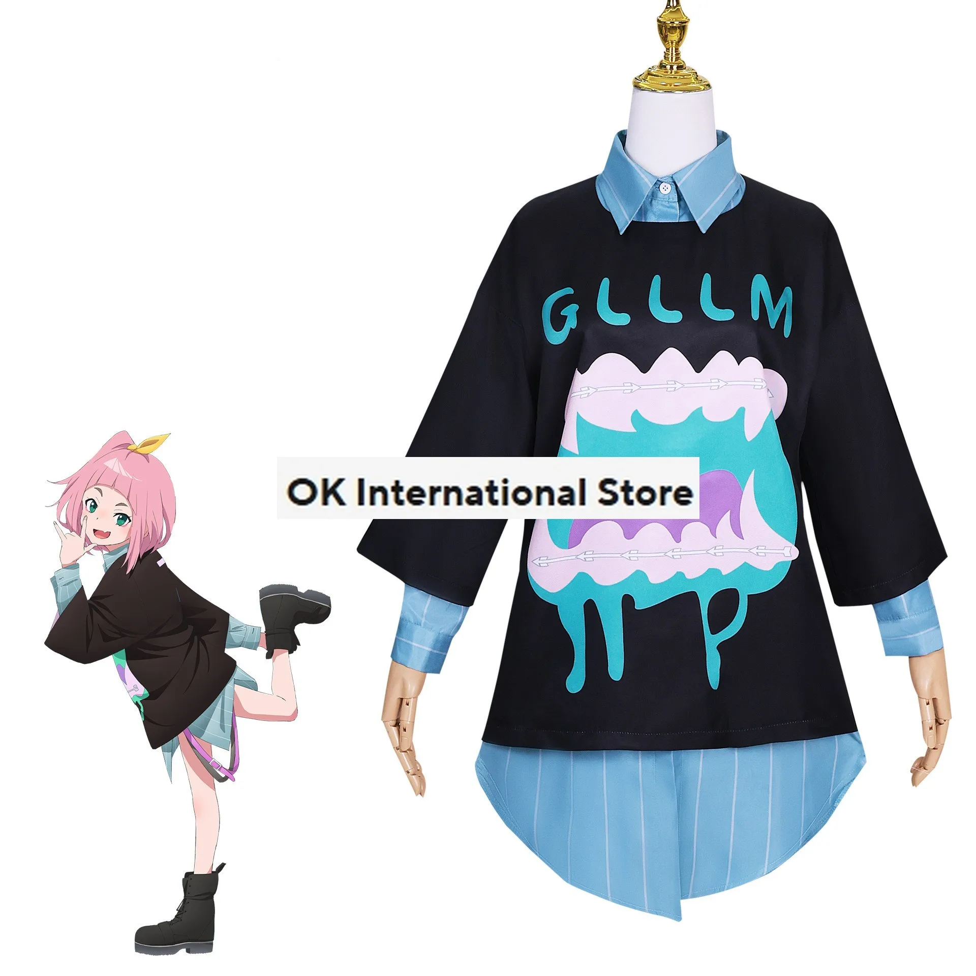 Новинка 2024 Медуза не может плавать в ночное время косплей-костюм Watase Kivi Yamanochi Kanon