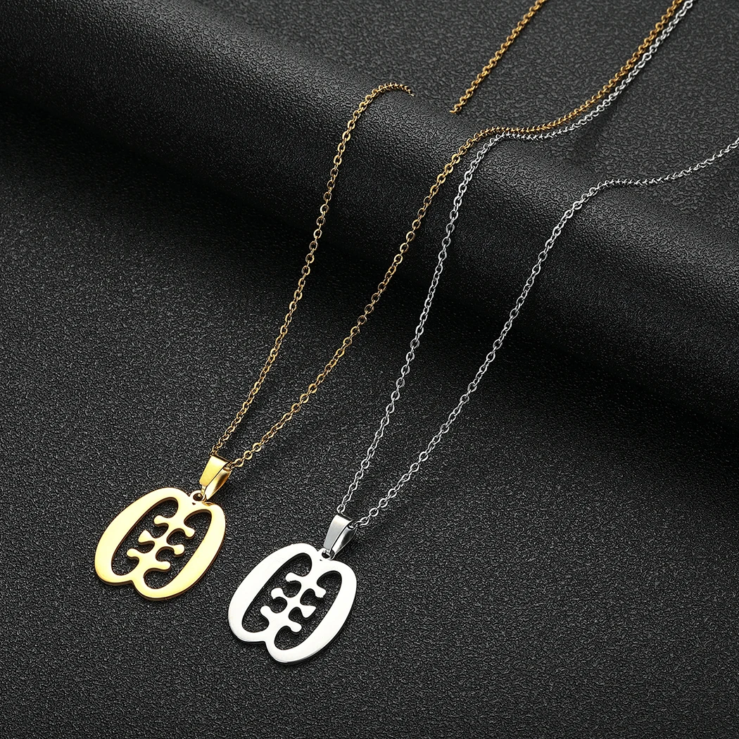 Ожерелье из нержавеющей стали ESE NE TEKREMA маленькое или большое женское ожерелье с