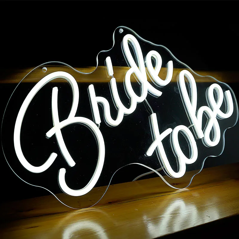 

Bridetobe Letter Neon Signs LED Neon Light Sign White Neon Sign For Teen Girls Bedroom Party Rap Studios Decor Light Up Sign