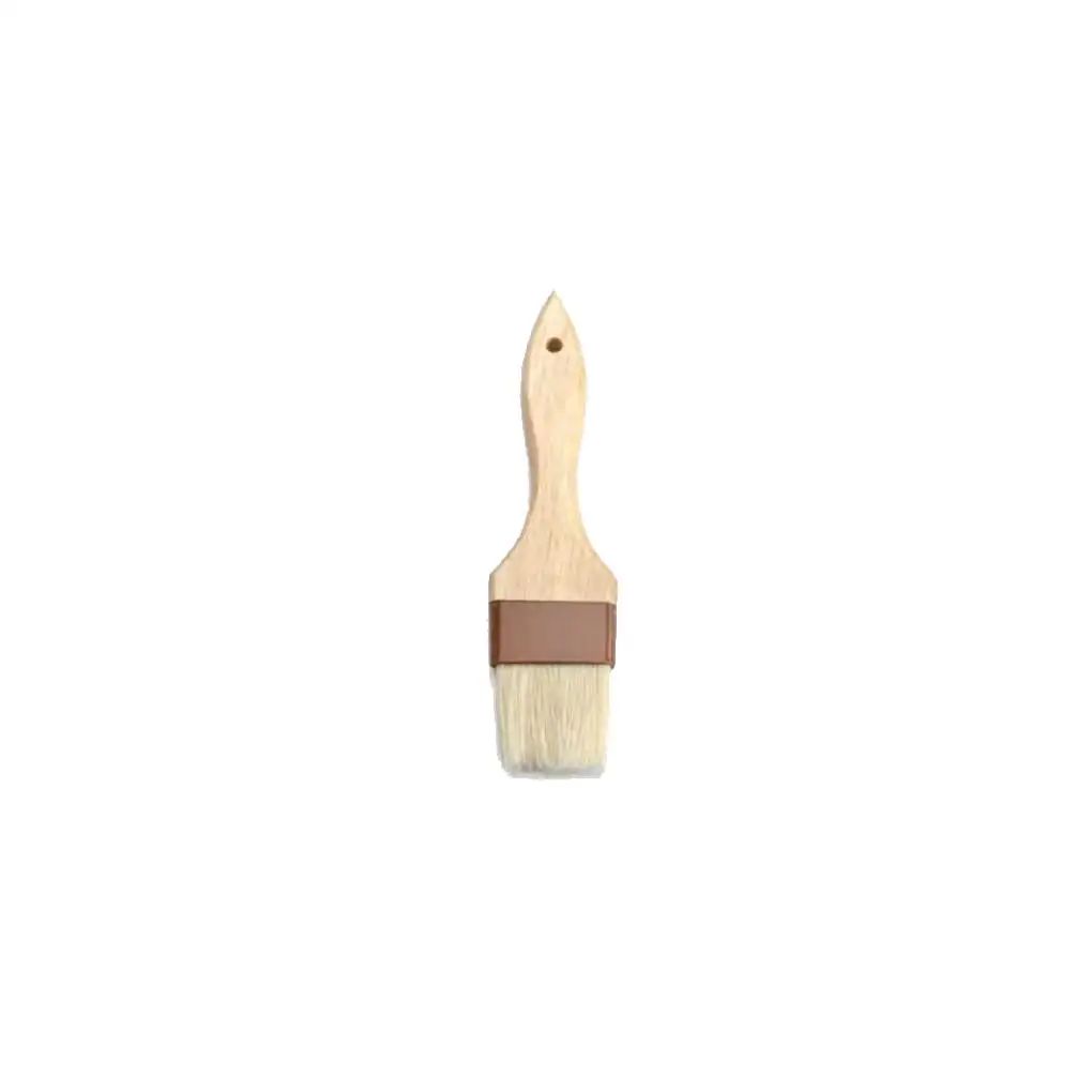 

Wood Kitchen Brushes Handheld Reusable Replacement Hanging Hole Cooking Barbecue Picnic Brushes Accessories Large
