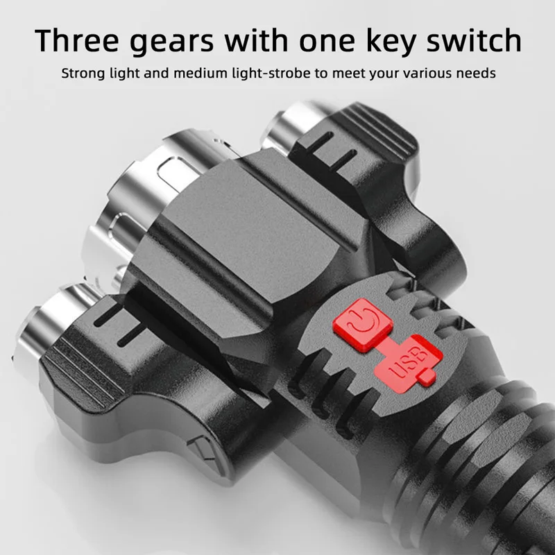 Сисветильник светодиодный фонарь водонепроницаемый с USB-зарядкой для активного