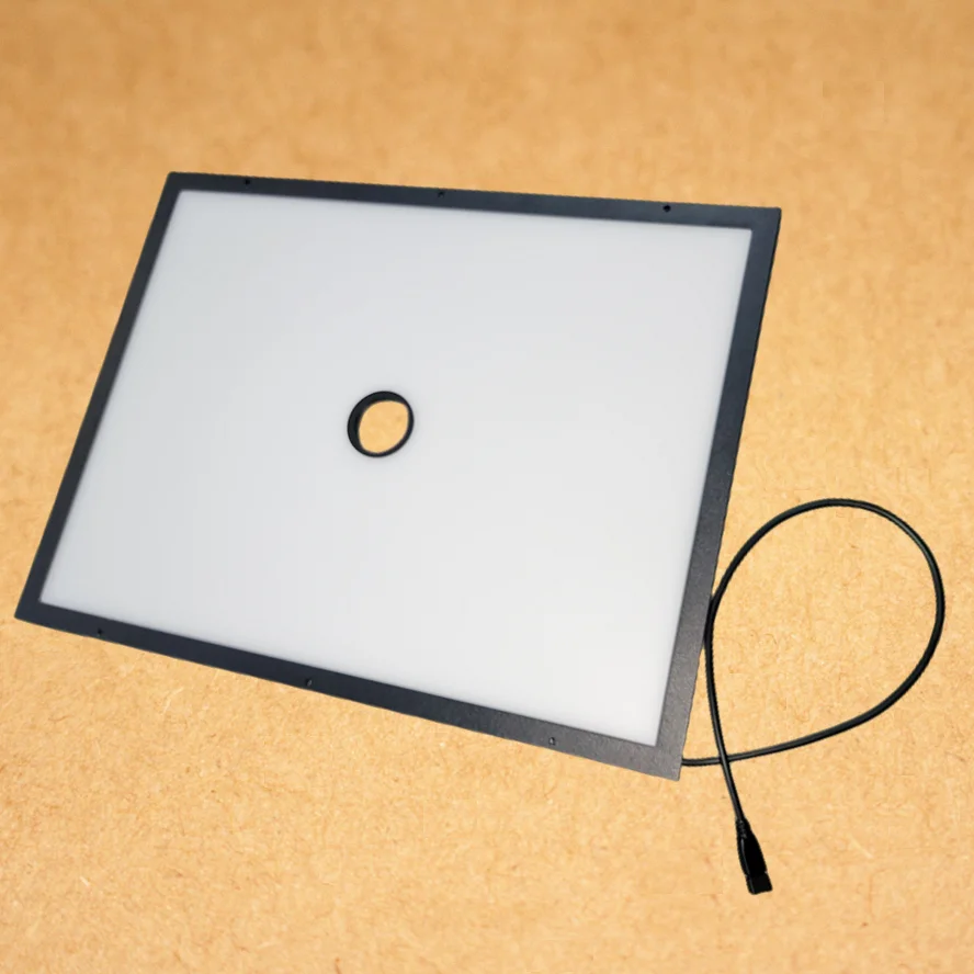 

FLFK380120IR850/940 Industrial automation machine Vision opening with square hole bottom surface light source
