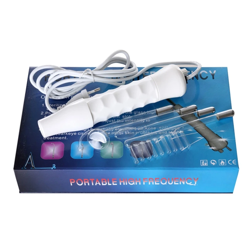 

4 in 1 High Frequency Electrode Wand Glass Tube Beauty for Facial Machine Acne Spot Remover Home Spa Device Drop Shipping