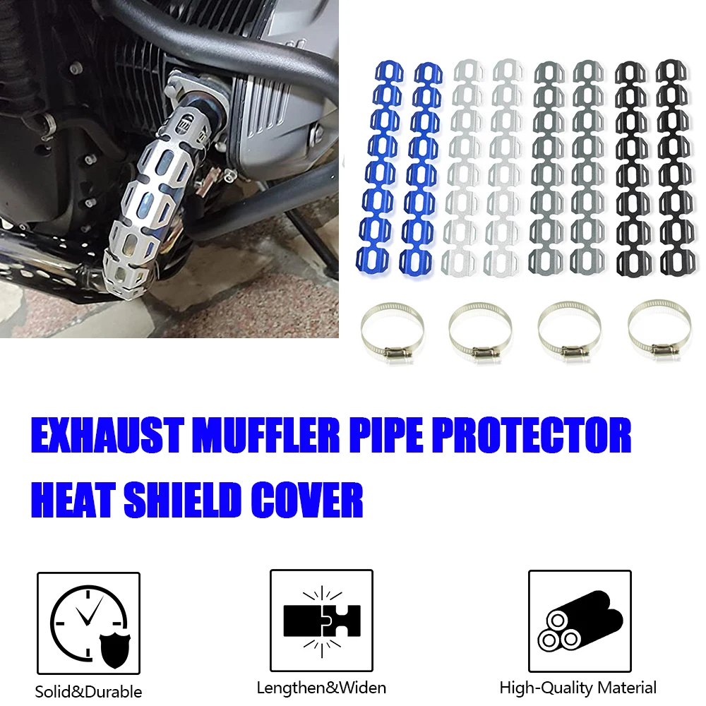 

FOR BMW F650GS F700GS F800GS R1200GS ADVENTURE Motorcycle Exhaust Pipe Protector Heat Shield Cover Guard Anti-scalding Cover