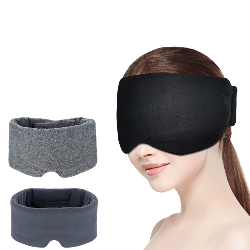

Маска для сна из чистого хлопка и шелка повязка на глаза для женщин и мужчин мягкая портативная повязка на глаза для путешествий маска для с...