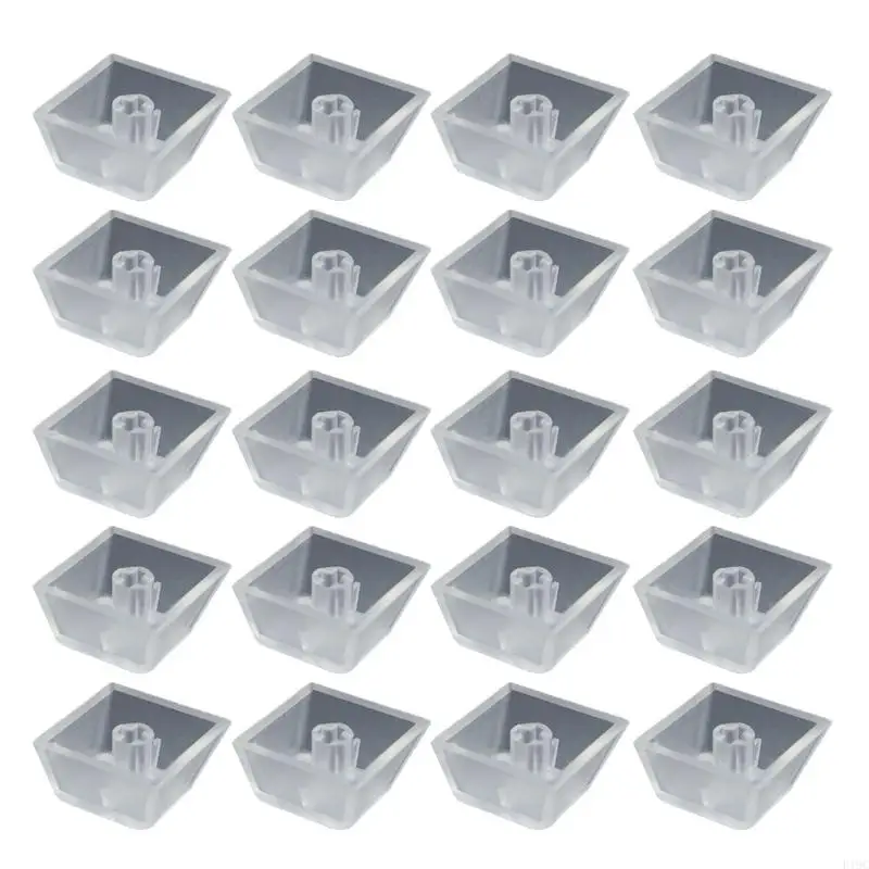 F19C 20Keys XDA 1U 1x Прозрачные хрустальные пустые клавиши для MX Switches Give Keyboard Подарок