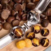2 in 1 stainless chestnut machine kitchen accessories chestnut sheath chestnut cutter chestnut opener chestnut nut for nuts