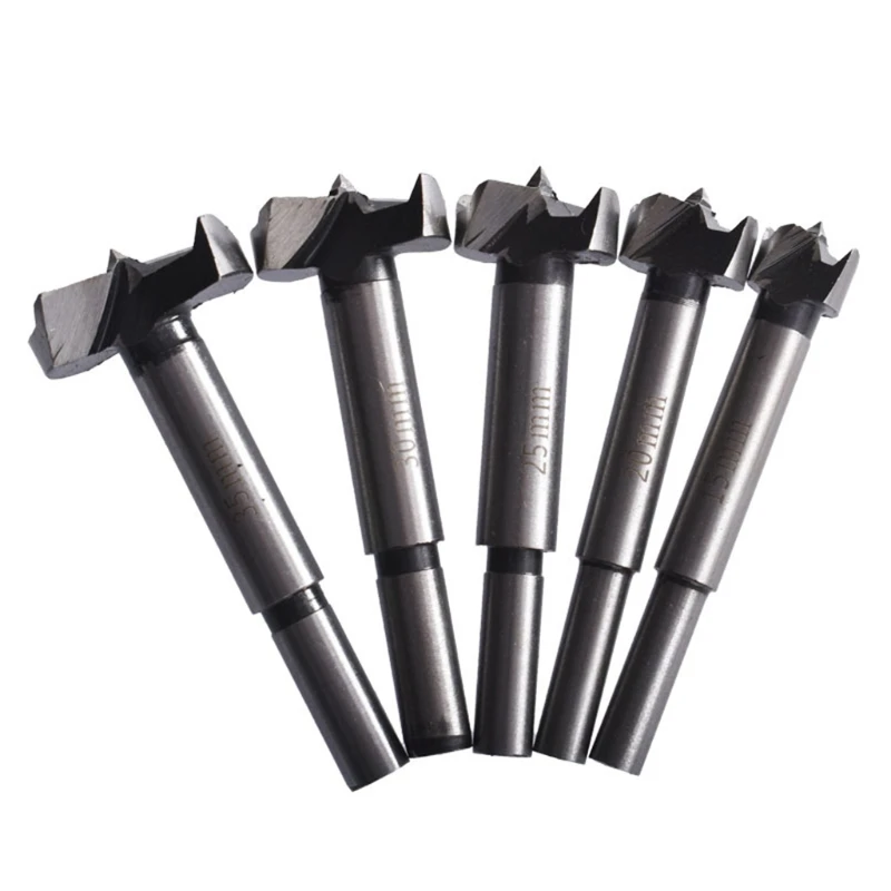 

5 Pcs Forstner Bits Drill Set for High-power Electric Grinder Rust Proof