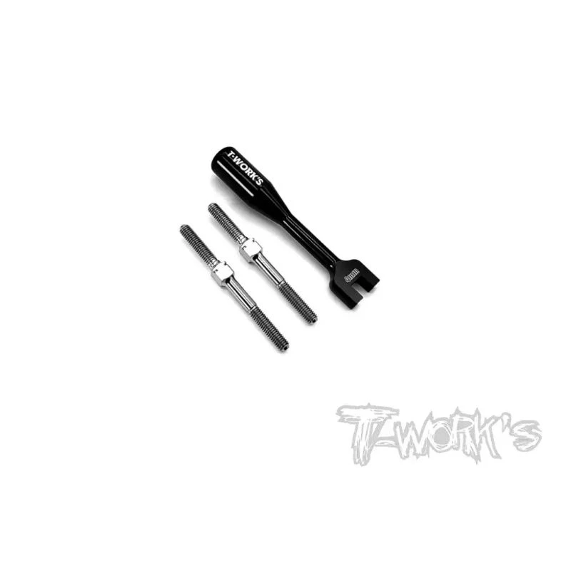 

Original T works TB-252 64 Titanium Turnbuckle Set ( For Xray X12'22 ) Professional Rc part