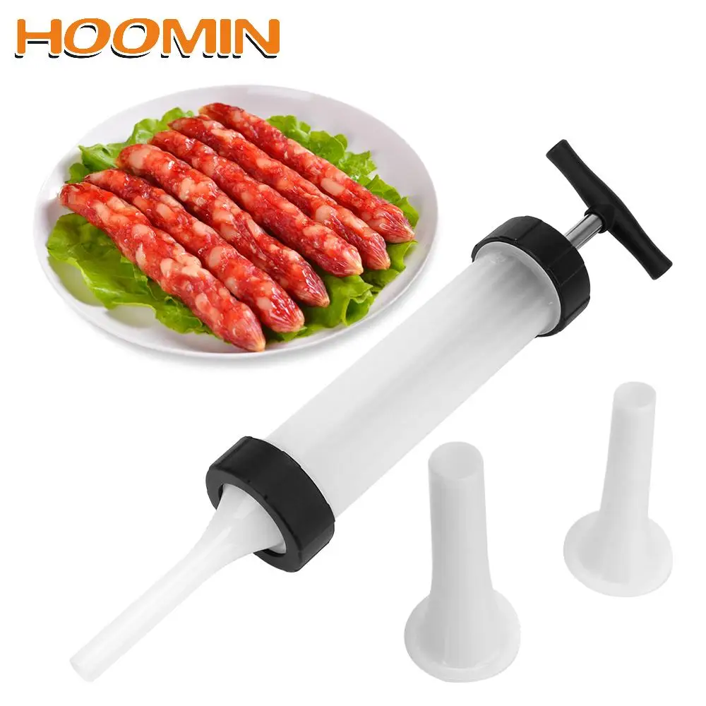 

Ручной шприц для приготовления колбасы HOOMIN, машинка для наполнения мяса, колбасные машины с ручным управлением, гаджеты