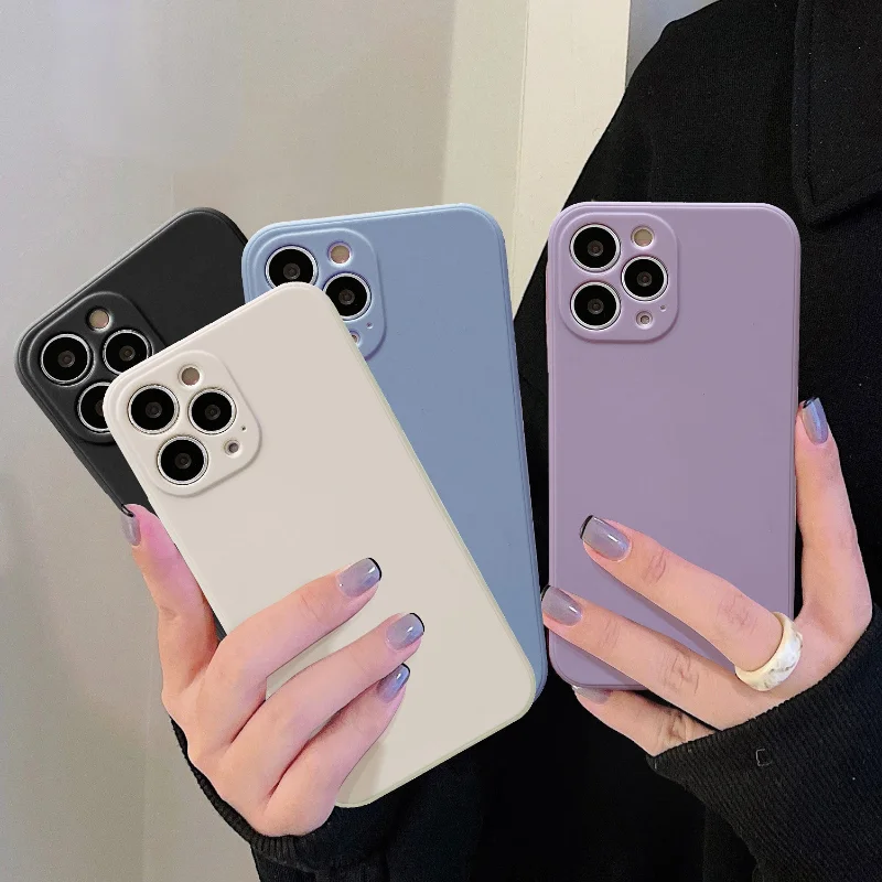 

Чехол для IPhone14 Promax, чехол для телефона IPhoneX из жидкого силикона 13 8 Plus XSmax, мягкий чехол Xr 12, однотонный полноразмерный защитный чехол, чехол