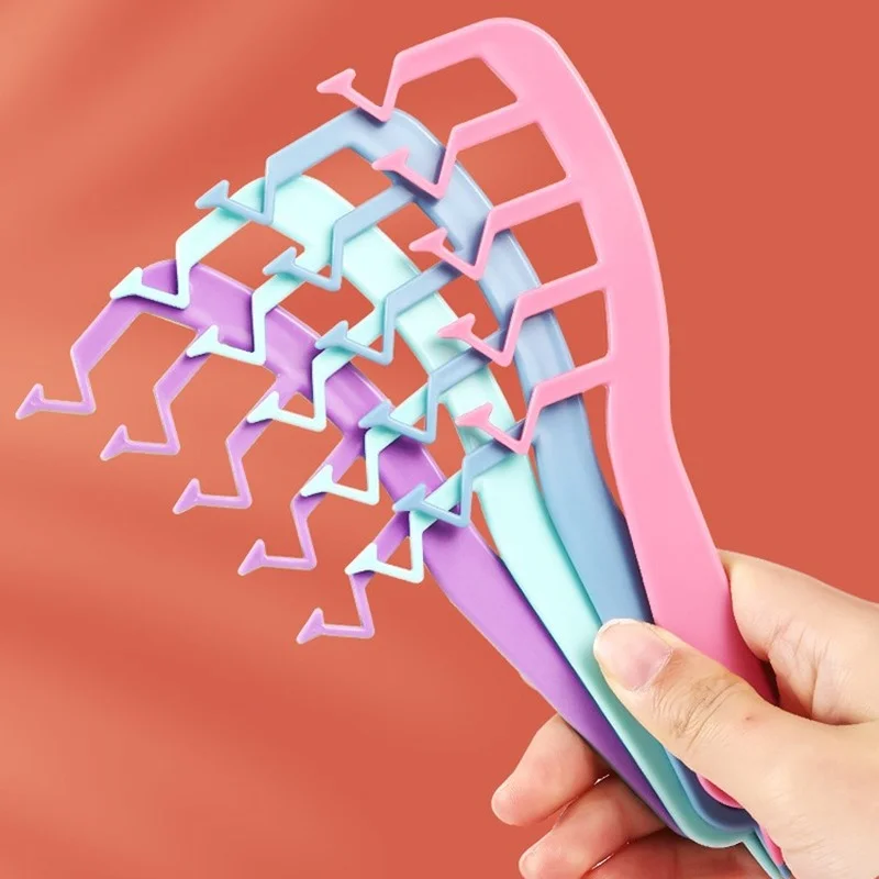 

New Hair Fluffy Comb Hair Style Comb Instant Hair Volumizer Curly Fluffy Hair Styling Comb Hair Slit Cover Z-Shape Combing Brush