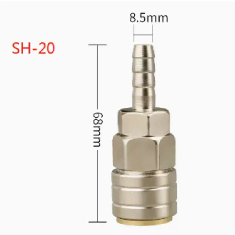 Никелевая пневматическая муфта из нержавеющей стали быстроразъемные шланговые