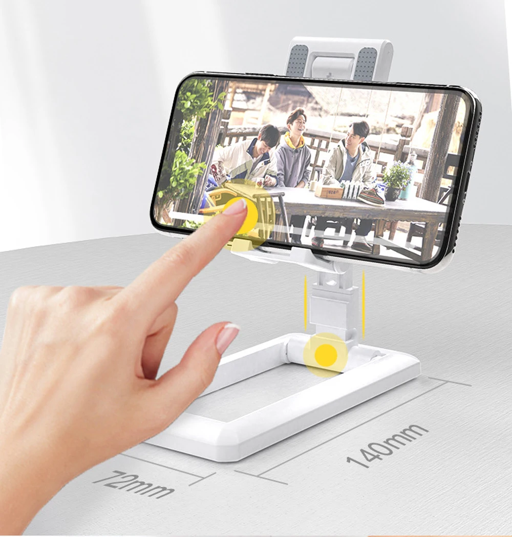 Складная Настольная подставка для телефона Настольный держатель iPad iPhone Samsung