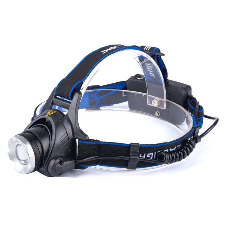 

LED Headlamps T6 3 Modes Zoomable Fishing Headlight Waterproof Super bright camping head lamp light USB rechargeable lanter