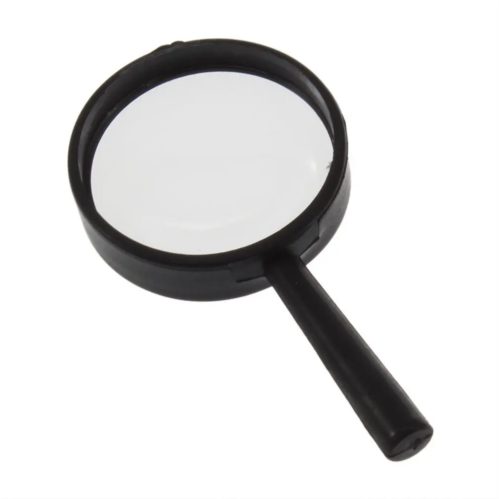 

2021 NEW p Handheld Reading 5X Magnifier Hand Held Magnifying acrylic 25mm Mini Pocket Magnifying Glass Lens Reading Microscope