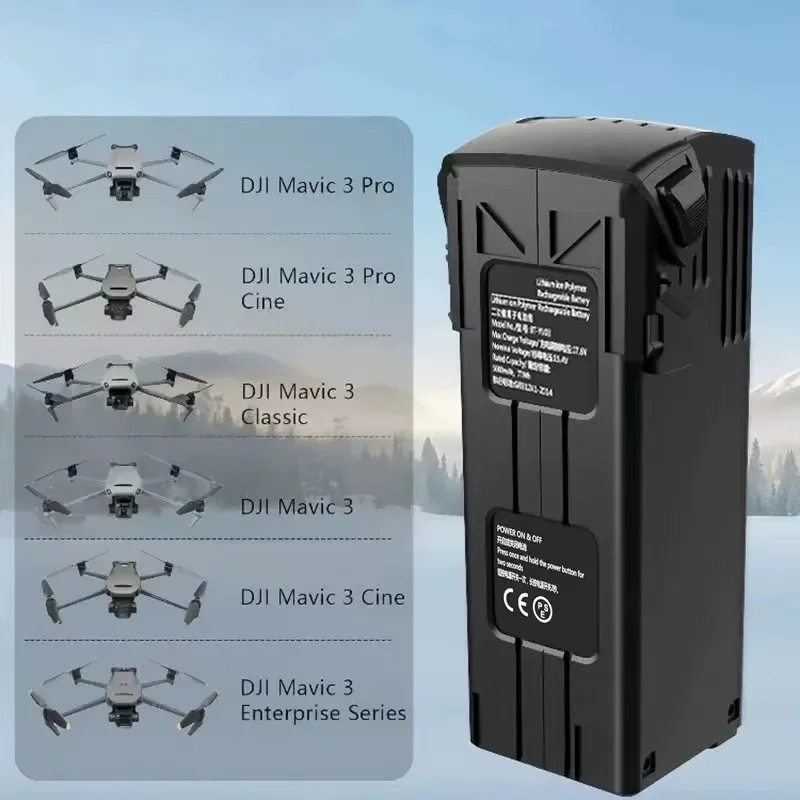 Аккумулятор для дрона DJI Mavic 5000 Pro/3 Pro Cine/3 Classic/3 Enterprise Series 3T 3E 3M UAV 3/3 мАч 65 Вт