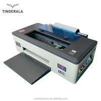 newest l1800 pet film printer a3 size dtf printer dx5 machine for t shirt transfer printing dtf printer and oven
