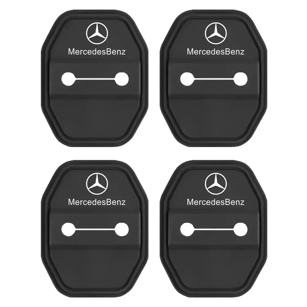 

2/4 шт. силиконовая наклейка на дверной замок автомобиля AMG для Mercedes Benz AMG W204 W205 W210 W211 W212 W213 W167 W176 W463 GLC C63