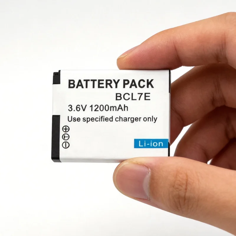 Фото Сменная батарея DMWBCL7E 3.6V 1200mAh, высоковместительная литий-ионная, для камер Panasonic DMC FH50, FS50, SZ3, SZ9, XS1, XS3, FH10, SZ10, безопасная для камеры. №4