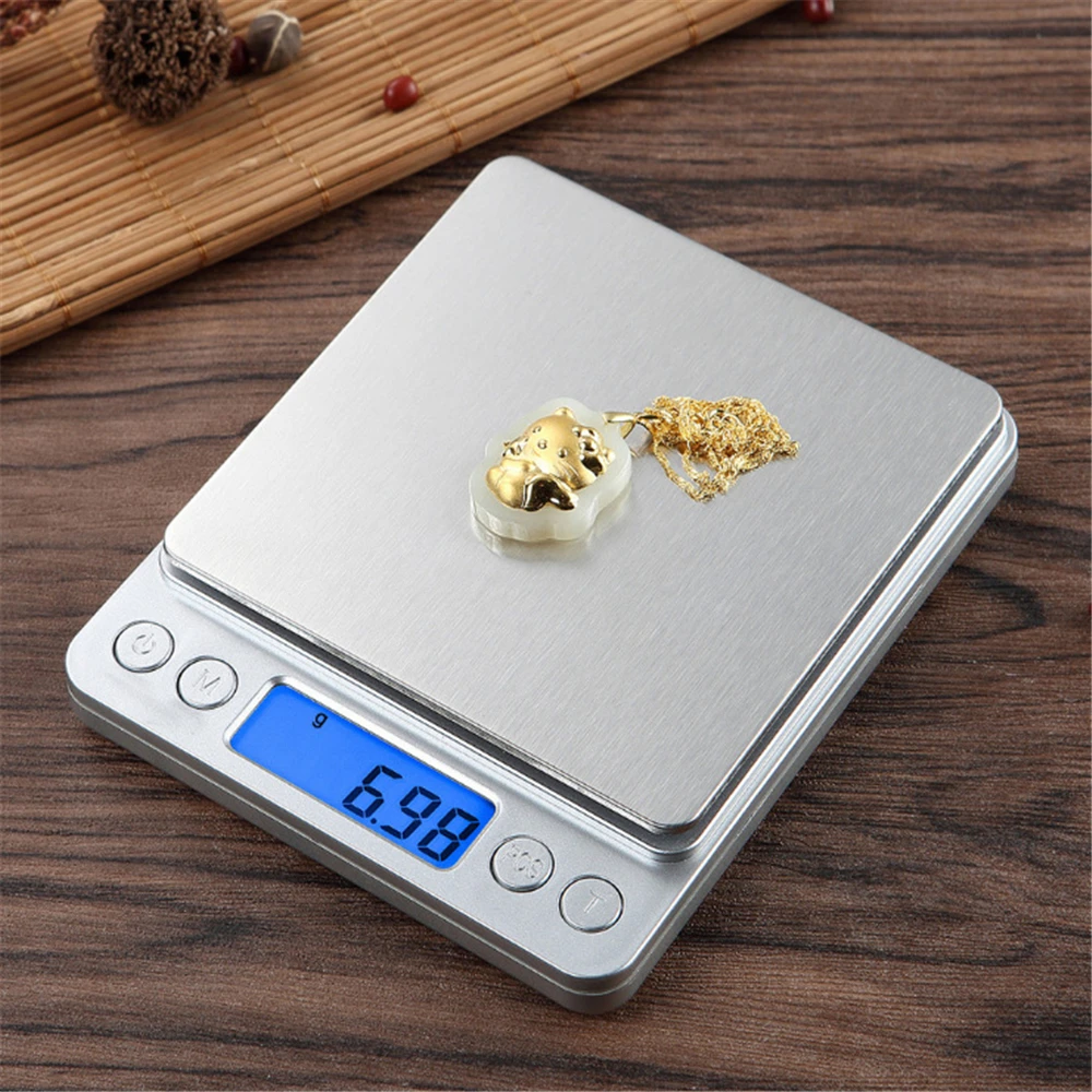 

3 кг/0,1 г Мини цифровые весы для ювелирных изделий электронные весы кухонные весы карманные весы точные Gram кофейные весы