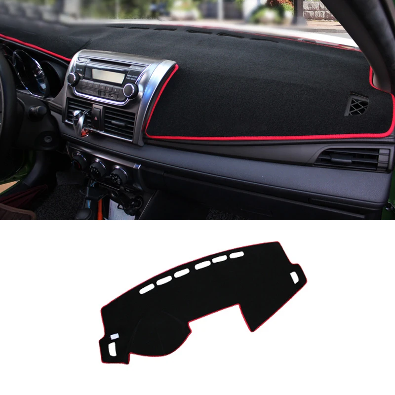 Автомобильный коврик для приборной панели автомобиля Toyota Yaris XP130 2014 2015, предотвращающий освещение.