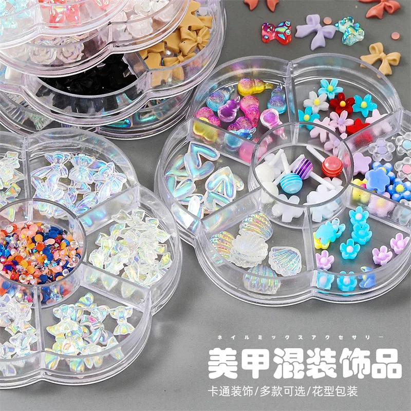 

Аврора бабочка лук украшение для ногтей детали для ногтей 3D драгоценные камни стразы микс Хрустальное стекло DIY маникюр Аксессуары для ногт...