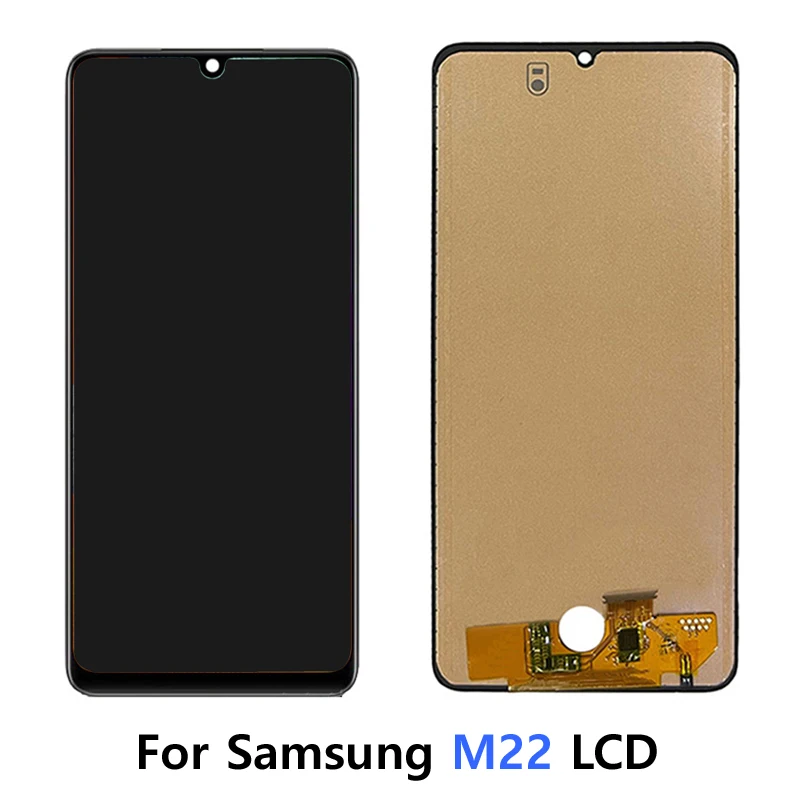 

100% Tested M22 Display For Samsung Galaxy M22 4G M225F LCD M225F/DS F22 LCD Display Touch Screen Digitizer Assembly Replacement
