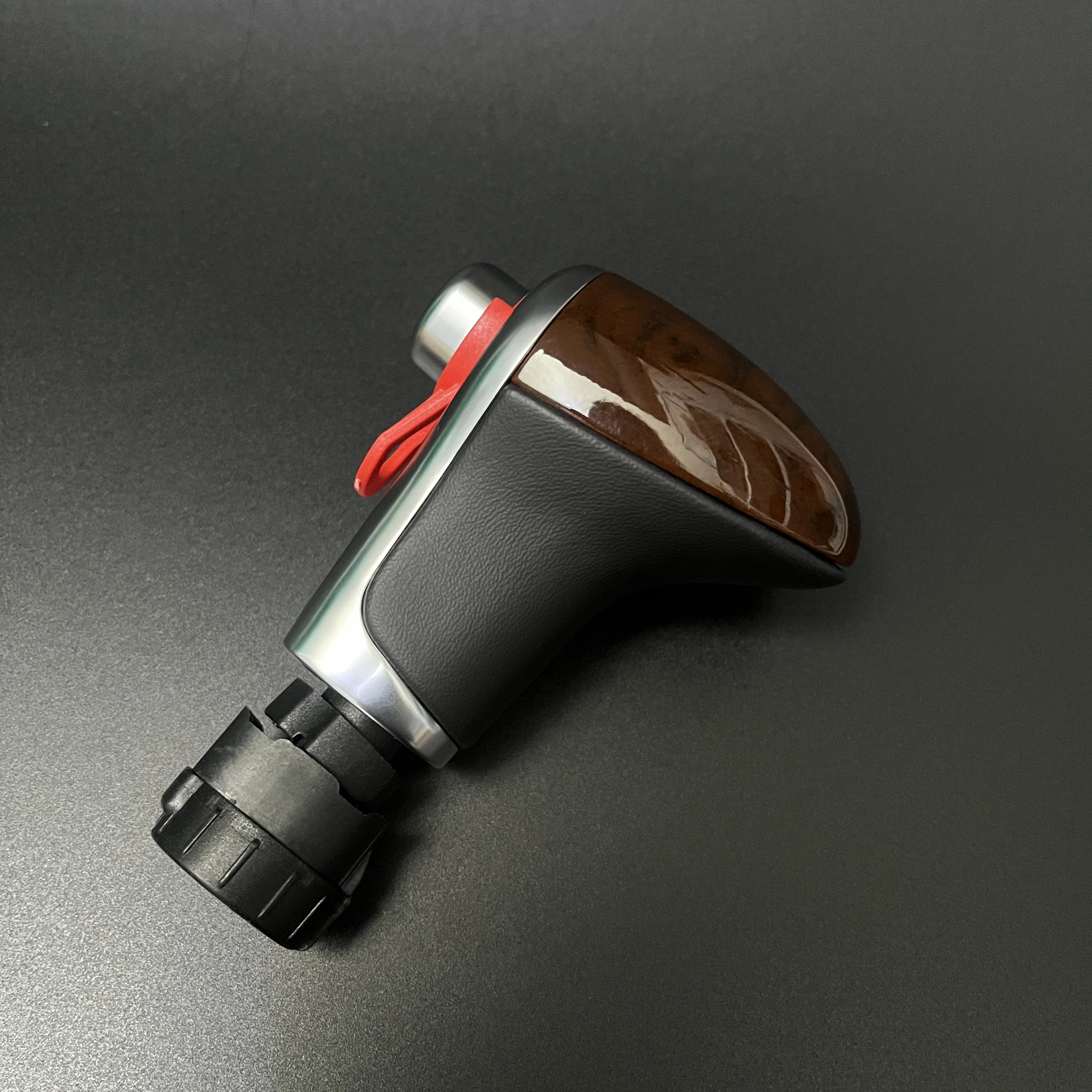 Кожаная ручка переключения передач из персикового дерева для AUDI Q7 Q5 A3 A4 A5 A6 A7 C6 C7 4G1 713 139 4G 1713139   Автомобильные аксессуары