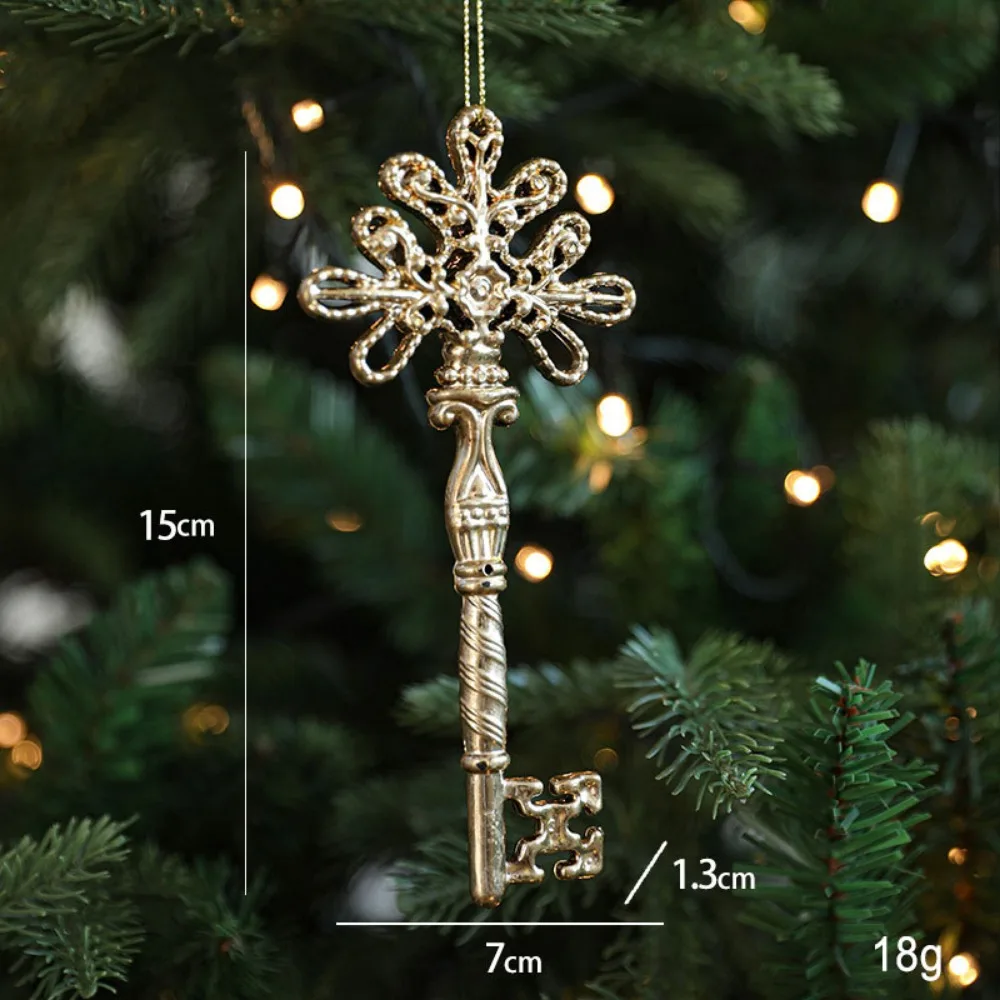 

Золотой пластиковый рождественский кулон