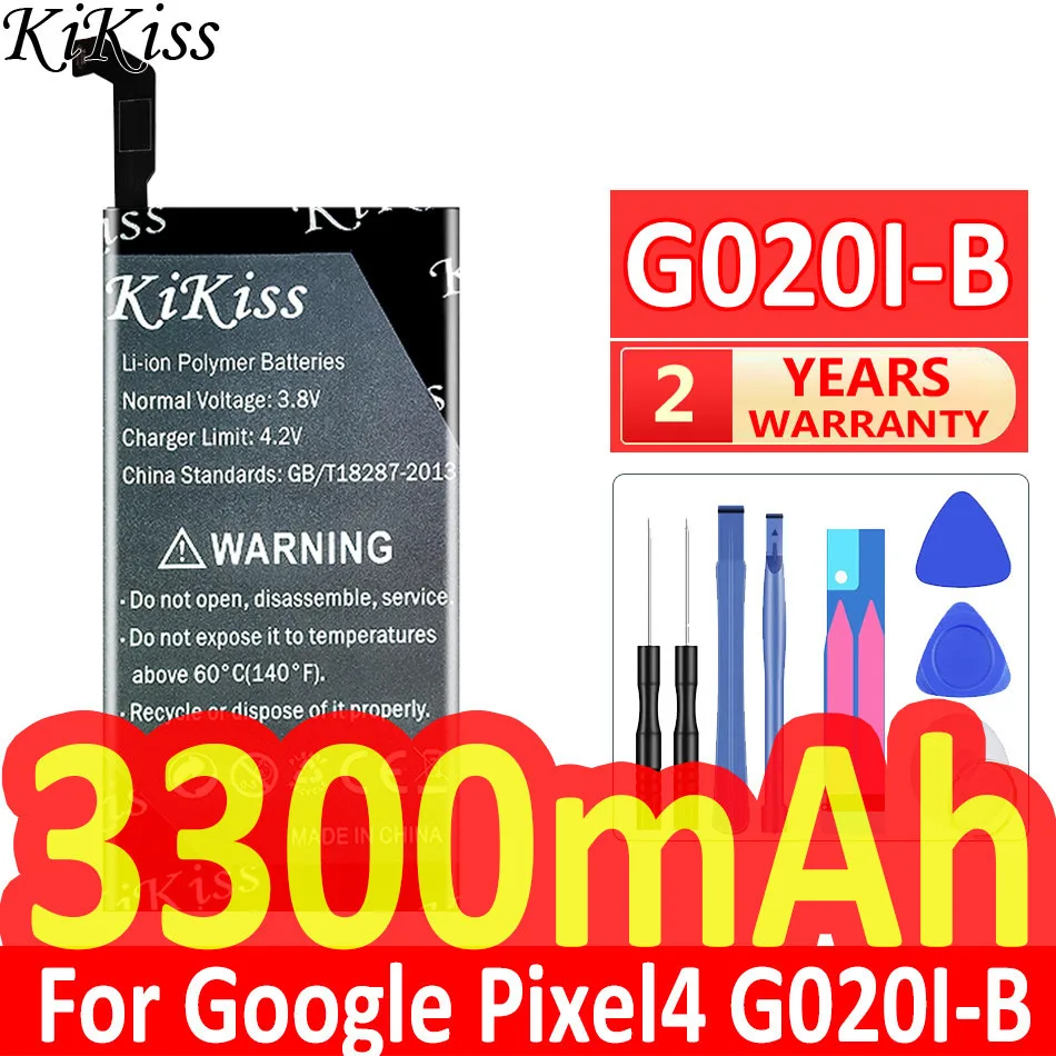 

100% оригинальный новый телефон KiKiss G020I-B аккумулятор для HTC Pixel 4 Pixel4 Высококачественная резервная литий-полимерная батарея