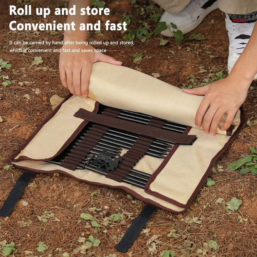 

Pouch Organizer Wind Rope Pegs Tent Nail Bag Ground Nails Storage Bag Carrying Pouch Holder Bag Tent Accessories