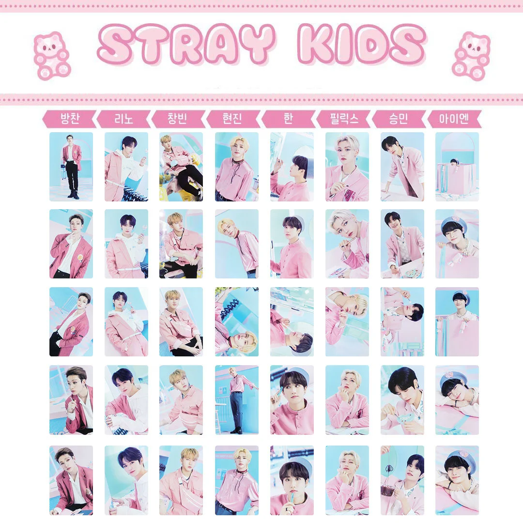 

KPOP New Boys Group Stray Kids Collection LoveSTAY SKZ’S CHOCOLATE FACTORY New Album Concept Photos LOMO Cards Postcards Gifts