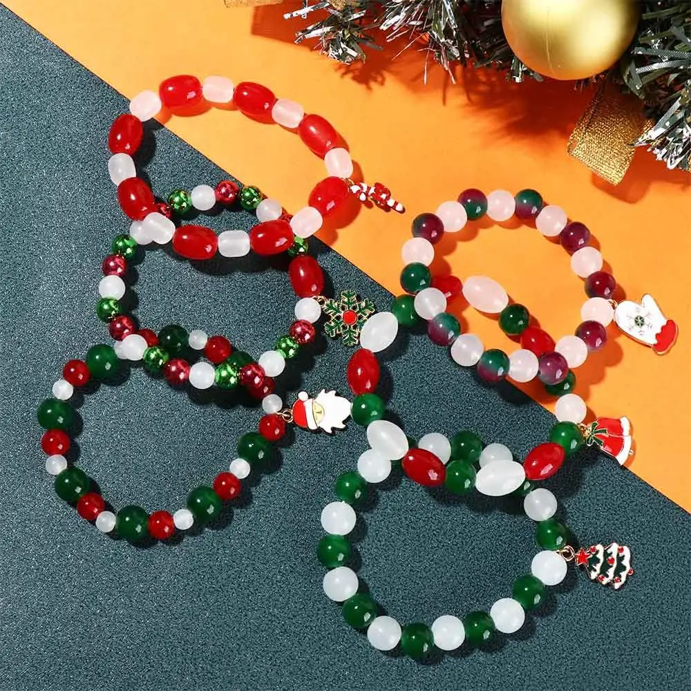 Kriss Kringle Candy Cane Рождественский браслет Дед Мороз Рождественская елка Веселый