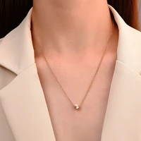 2022 trends necklace for women korean fashion accessories retro punk individuality heart cross inlaid zircon necklaces wholesale