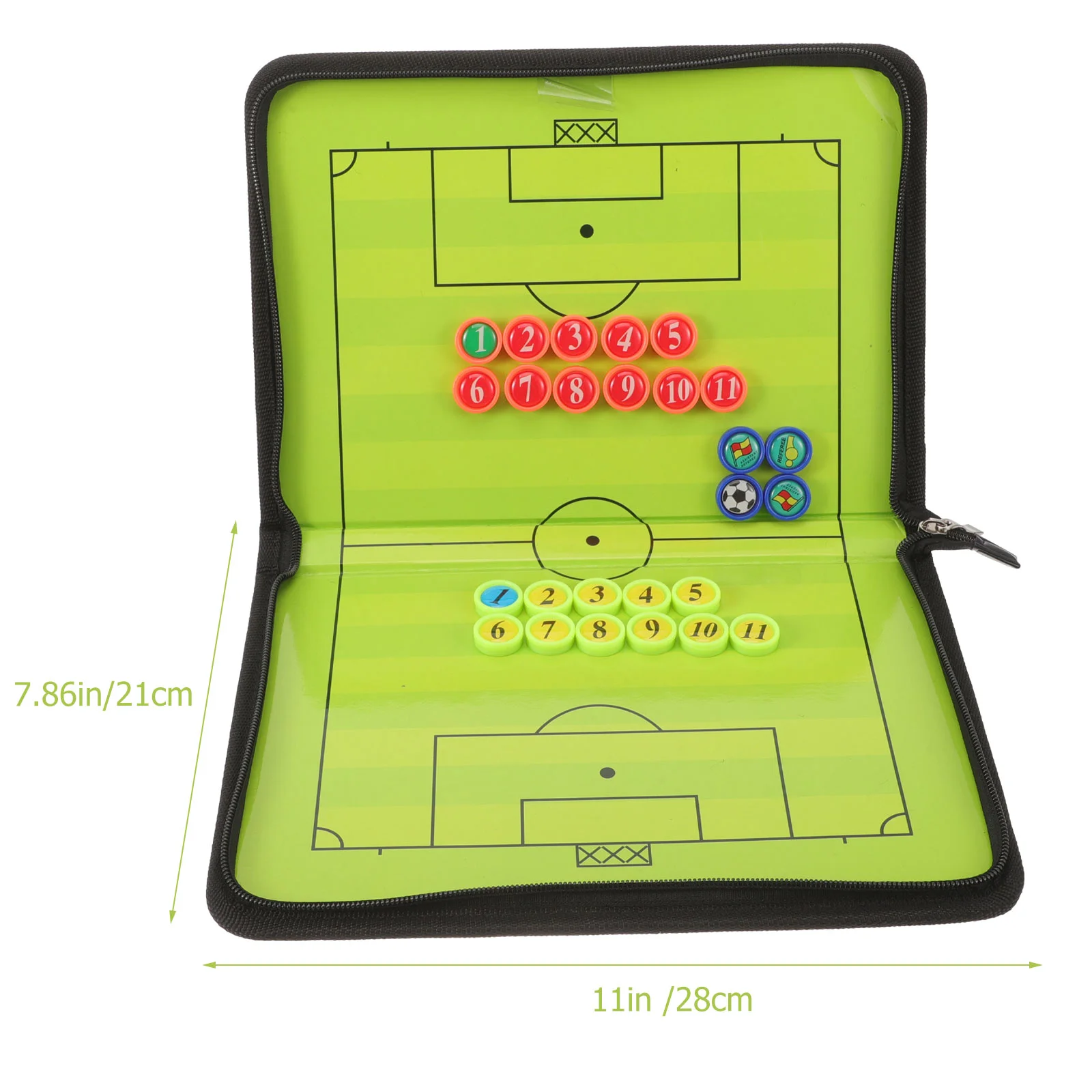 

Writing Board Tool Football Training Soccer Magnetic Supplies Coaching Plastic Equipment Zipper