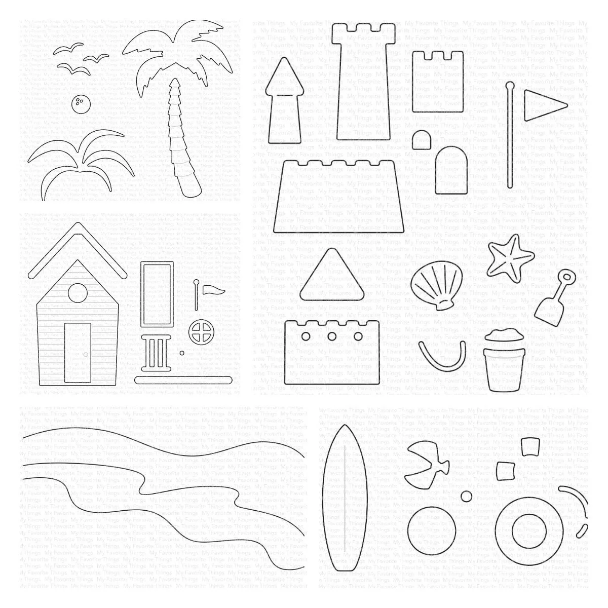 

Coconut Tree Beach House Metal Cutting Dies For Scrapbooking Paper Craft Handmade Card Album Punch Art Cutter 2022 New