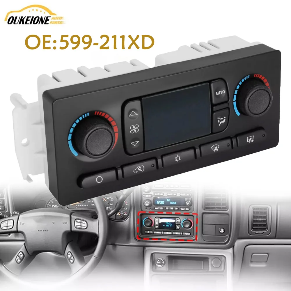 

599-211XD переключатель модуля климат-контроля обогревателя переменного тока для GMC Chevrolet Cadillac Oldsmobile Hummer Buick 10367041 Запасные части