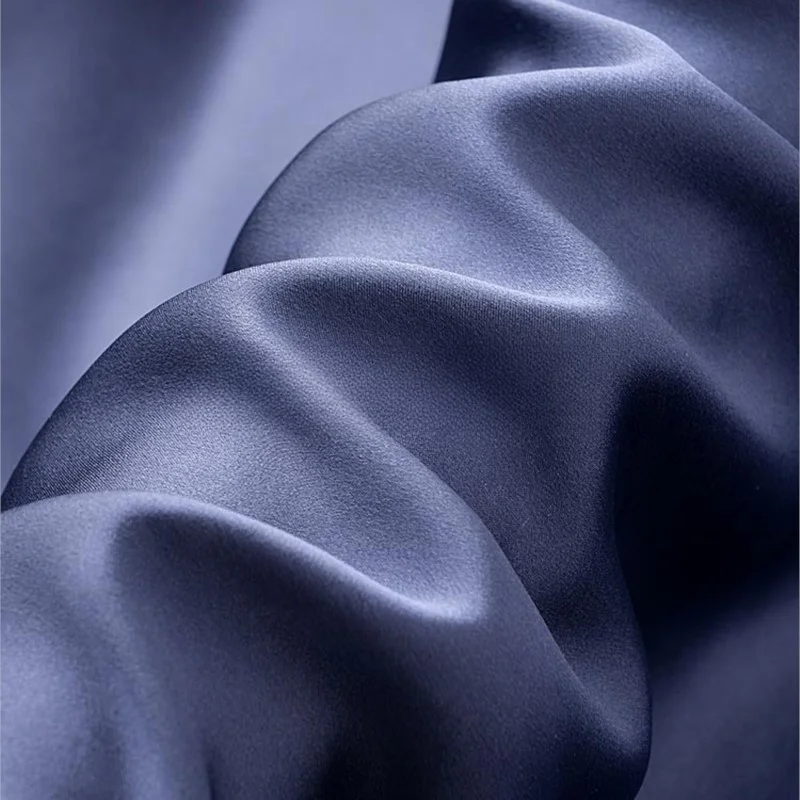 Новинка Тяжелая шелковая ткань 22 м креп-атлас простая 100% подкладка из парчовой