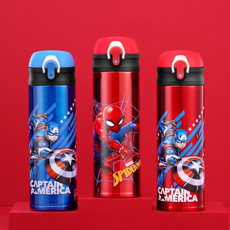 

Disney Thermos Cup 316 Stainless Steel School Kindergarten Water Cup Boy and Girl Drinking Vacuum Flask Water Bottle 480ML