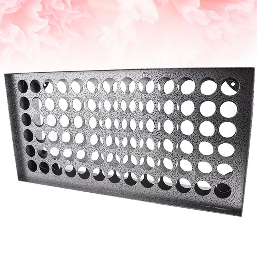 

1 Pc Ink Cup Bracket 78 Holes Iron Storage Box Stand Wall Mount Pigment Cap Holder Bracket for Pigment