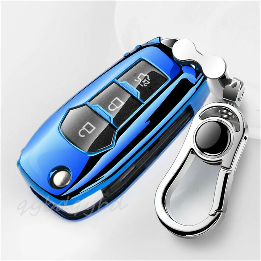 

Soft TPU Full Covered Remote Smart Car Key Fob Case Keychain Shell Holder For Ford Explorer F-150 F250 F-350 Fiesta Accessories
